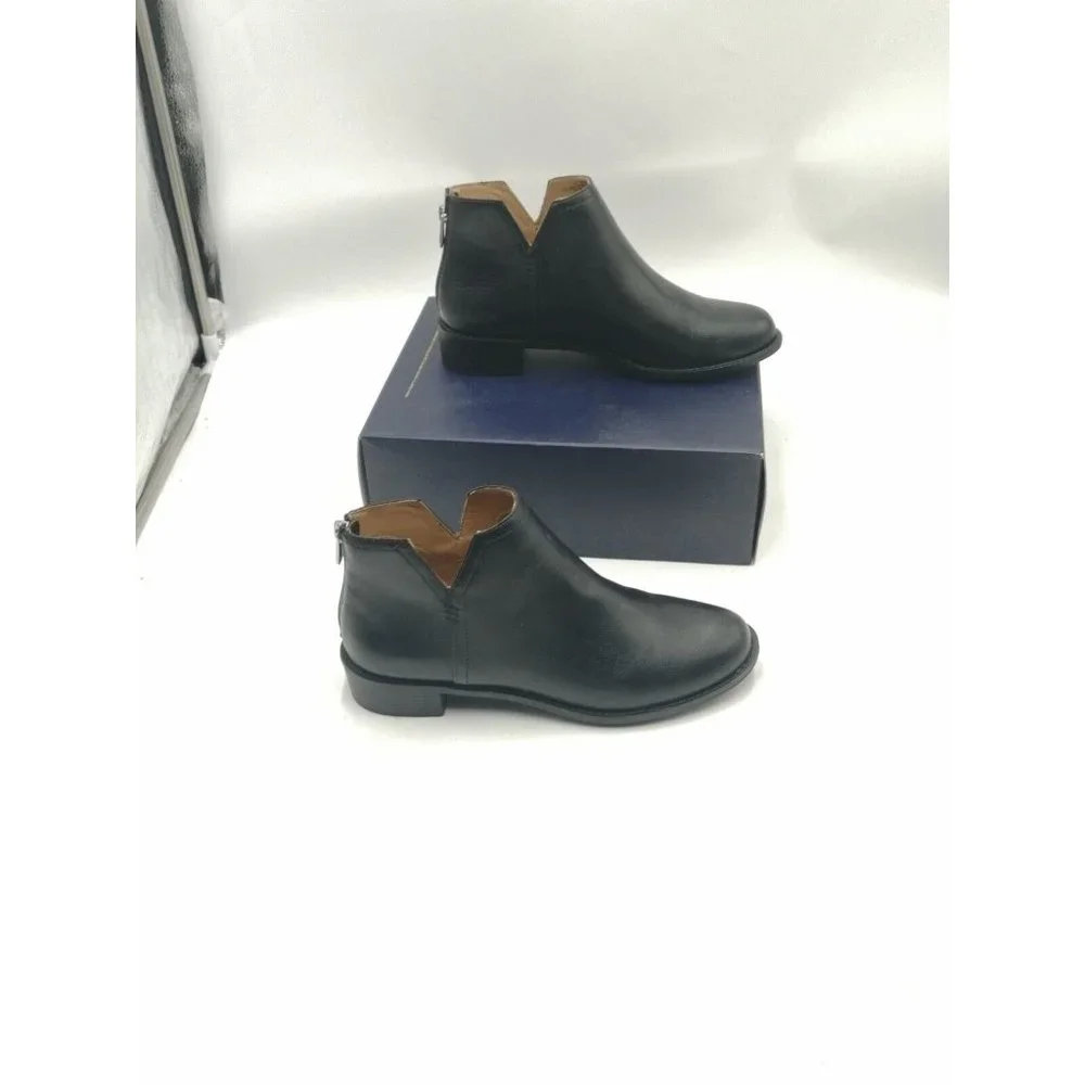 Adrienne Vittadini Black Ankle Boots - Picture 2 of 10